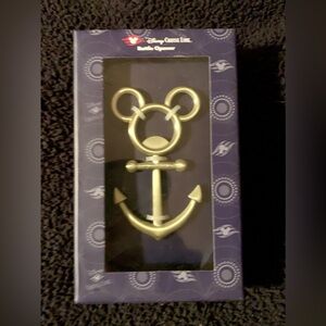 Disney Cruiseline Gold Anchor Bottle Opener